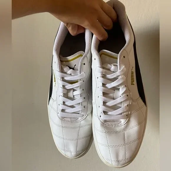 Puma Astro Kick Black White Shoes Synthetic Sneakers Size 10,5 - Picture 6 of 12